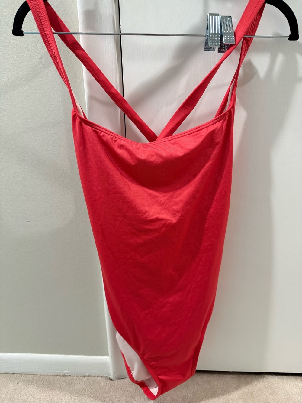 NWT Michael Kors Salmon One-Piece Swimsuit - Strappy Back